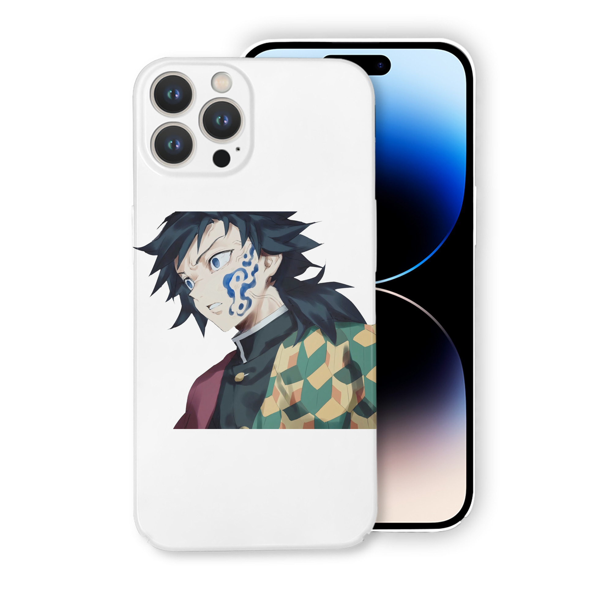 （画像用） 鬼滅の刃（きめつのやいば）水柱-冨岡 義勇／とみおか ぎゆう Tomioka Giyuu 【iPhone 14シリーズ対応】ハードケース